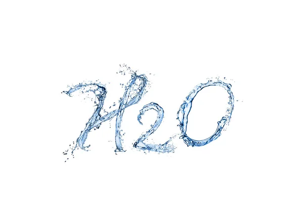 바탕에 만들어 화학식 H2O — 스톡 사진