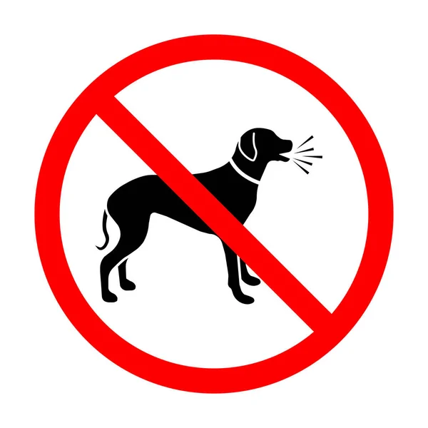 Sign Excessive Barking Please Respect Our Neighbors White Background Illustration — Fotografia de Stock