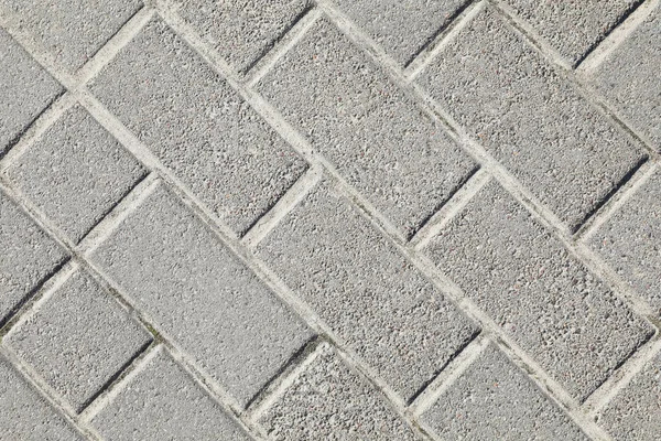 Pavé Avec Des Carreaux Gris Comme Arrière Plan Vue Dessus — Photo