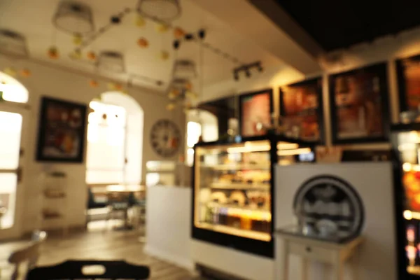 Şık Modern Kafe Bulanık Görünüm — Stok fotoğraf