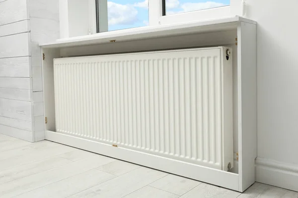 Modern Radiator Home Central Heating System — стоковое фото