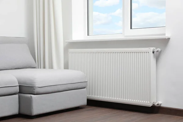 Modern Radiator Home Central Heating System — стоковое фото