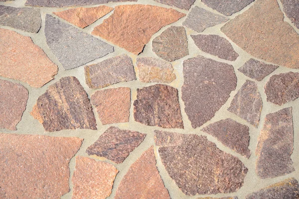 Hermoso Pavimento Con Fragmentos Piedra Como Fondo Vista Superior — Foto de Stock