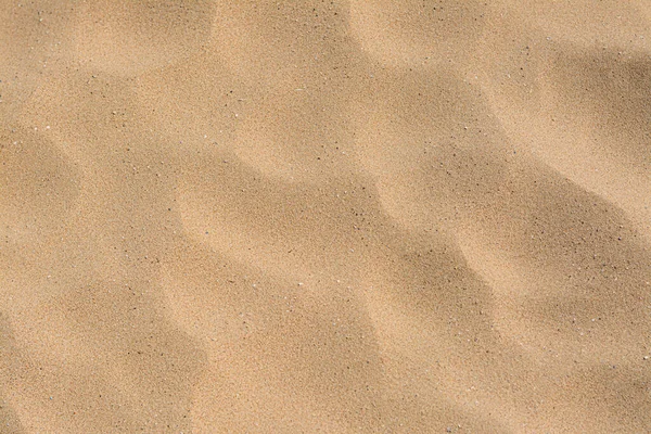 Textur Des Sandstrandes Als Hintergrund Draufsicht — Stockfoto