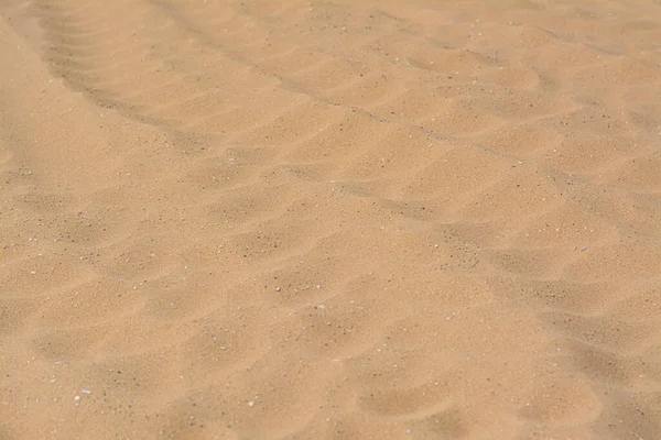 Текстура Песчаного Пляжа Качестве Фона Крупным Планом — стоковое фото