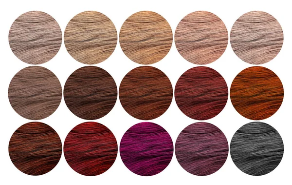 Hair color swatches Stock Photos, Royalty Free Hair color swatches