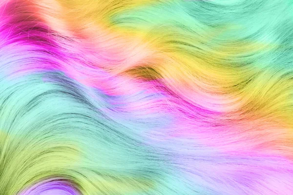 Красиве Різнокольорове Волосся Фон Вид Крупним Планом — стокове фото