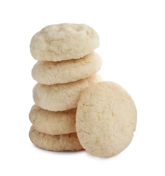 맛있는 쿠키가 흰색으로 — 스톡 사진