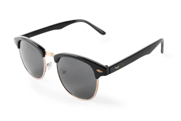 Stilvolle Sonnenbrille Isoliert Auf Weiß Modeaccessoires — Stockfoto