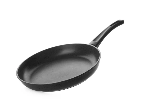 Nya Non Stick Stekpanna Isolerad Vit — Stockfoto