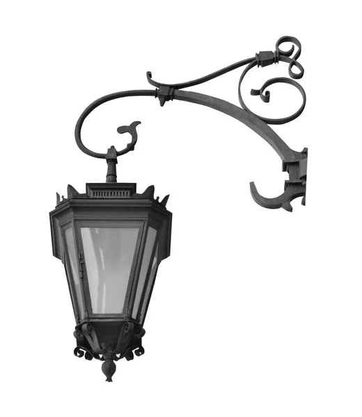 Beautiful Street Lamp Retro Style White Background — Stockfoto