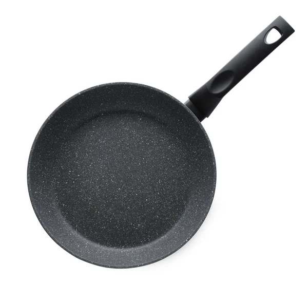 Nya Non Stick Stekpanna Isolerad Vit — Stockfoto