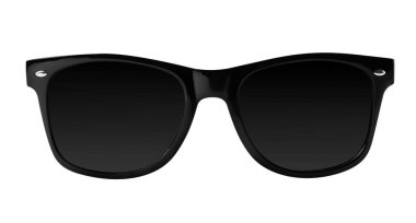New stylish sunglasses isolated on white. Sun protection