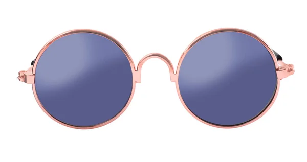 New Stylish Sunglasses Isolated White —  Fotos de Stock