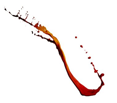 Beyaza izole edilmiş lezzetli soya sosu.