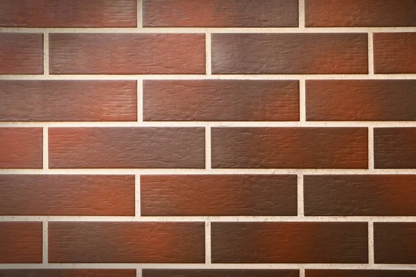 Tekstura Brązowej Ściany Cegły Jako Tło — Zdjęcie stockowe