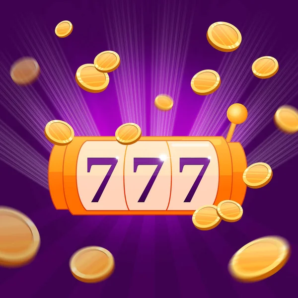 Lucky number 777 - winning jackpot. Online casino