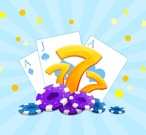 Lucky number 777 - winning jackpot. Online casino