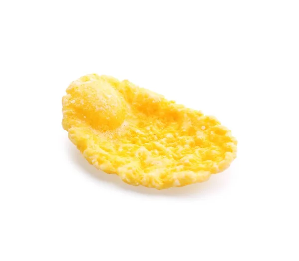Zoete Smakelijke Cornflake Geïsoleerd Wit — Stockfoto