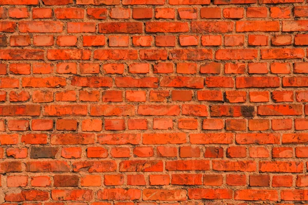 Texture Orange Brick Wall Background — Zdjęcie stockowe