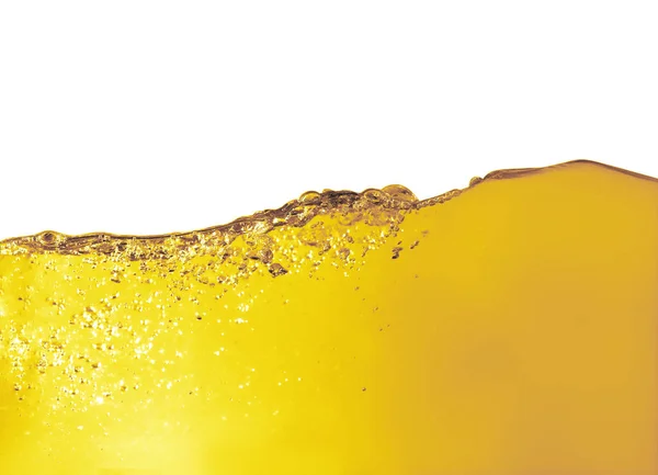 Natural Organic Cooking Oil White Background — Photo
