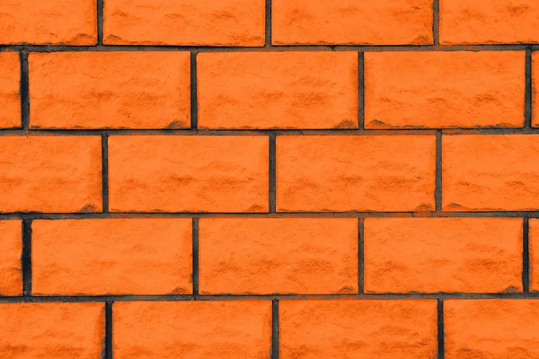 Texture Orange Brick Wall Background — Zdjęcie stockowe