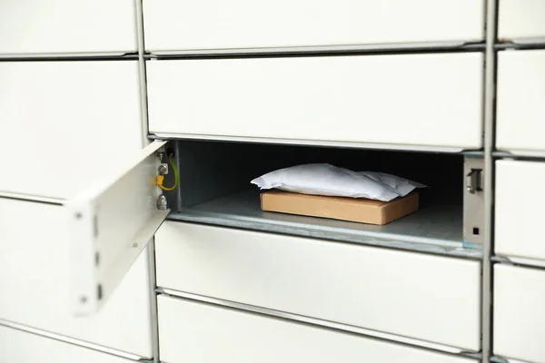 Parcels Locker Automated Postal Box — Fotografia de Stock