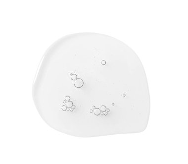 Beyaz arkaplanda hidrofilik yağ damlası