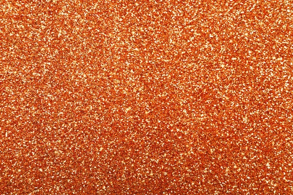 Vackert Glänsande Orange Glitter Som Bakgrund Närbild — Stockfoto