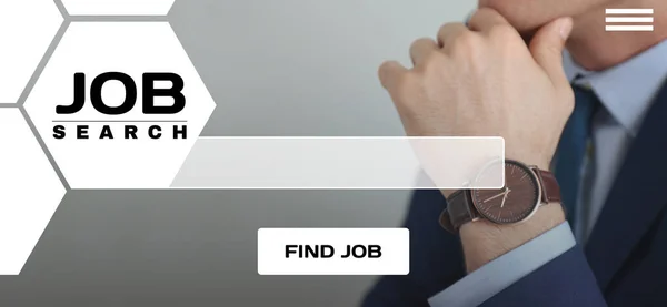 Homepage Employment Website Job Search Engine — 스톡 사진