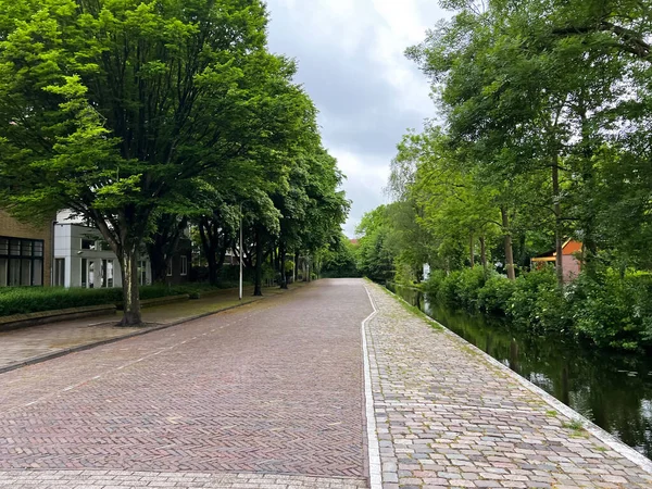 Beautiful View City Street Canal — Zdjęcie stockowe