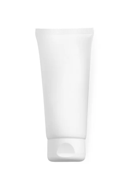 Tube Hand Cream Isolated White Top View — Stok fotoğraf