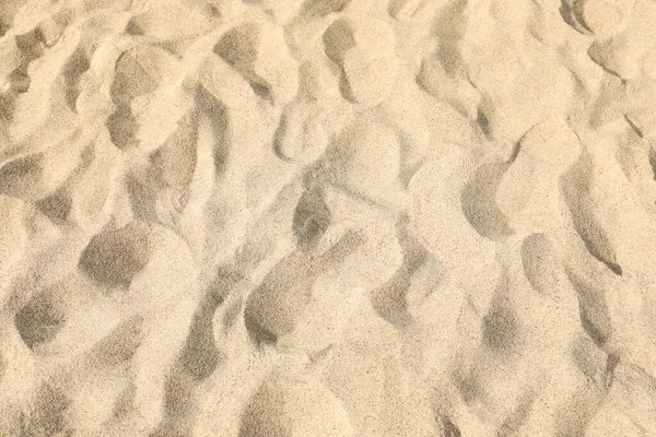 Bovenaanzicht Van Strand Zand Als Achtergrond — Stockfoto