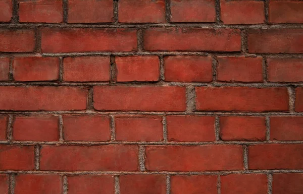 Texture Mur Briques Rouges Comme Fond — Photo