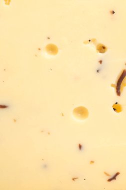 Arka plan olarak lezzetli trüf peyniri, yakın çekim görünümü