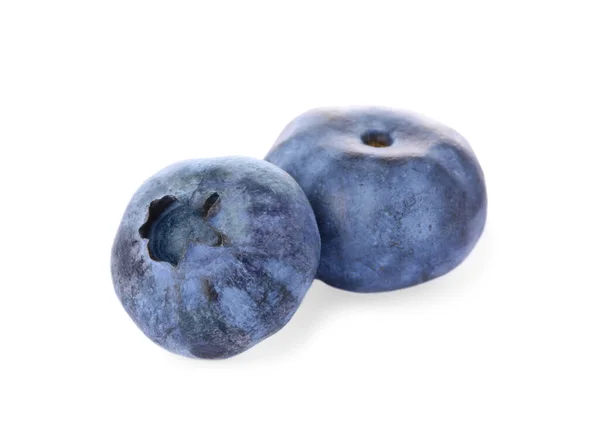 Tasty Ripe Fresh Blueberries White Background — Φωτογραφία Αρχείου