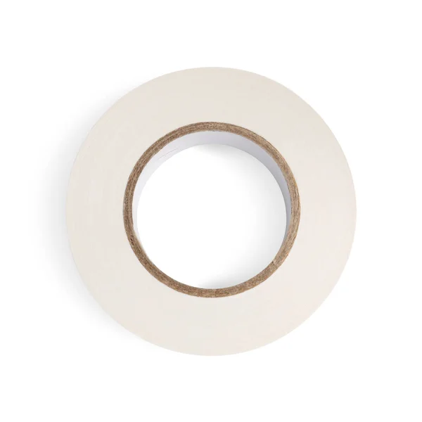 Insulating Tape Isolated White Top View — Stock Photo, Image