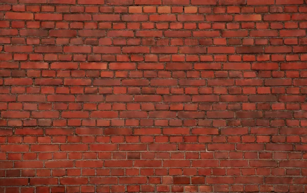 Konsistens Röd Tegelvägg Som Bakgrund — Stockfoto