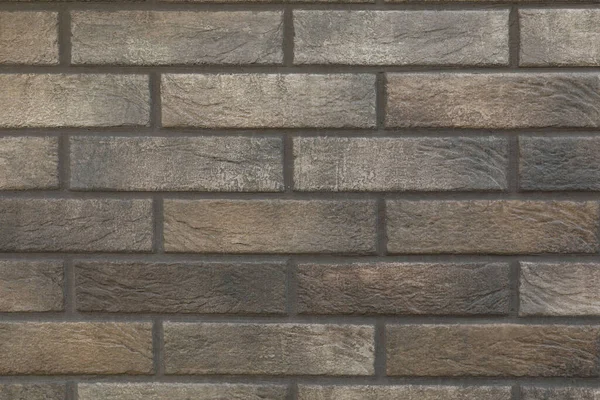 Texture Grey Brick Wall Background — Stockfoto