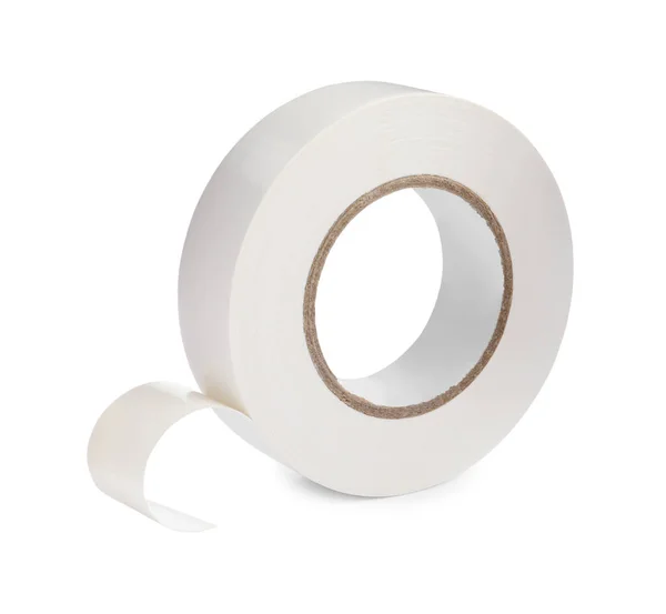Insulating Tape Isolated White Electrician Supply — Foto Stock