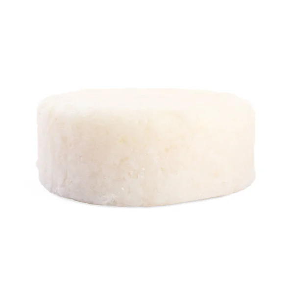 Solid Shampoo Bar Isolated White Hair Care — Stockfoto