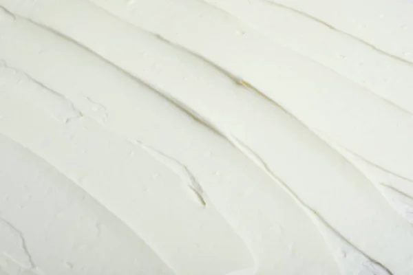 Tasty Cream Cheese Background Closeup View — Stok Foto