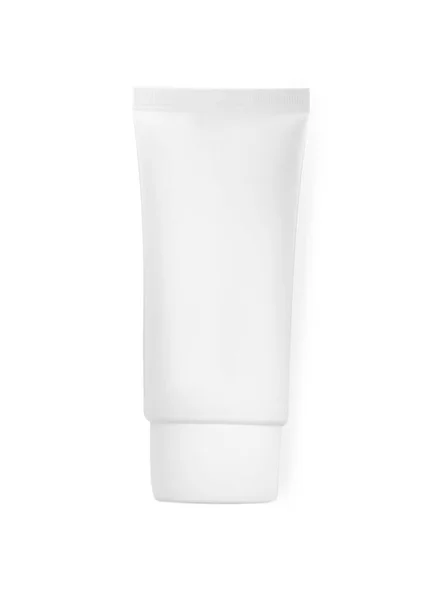 Tube Hand Cream Isolated White Top View — Fotografia de Stock