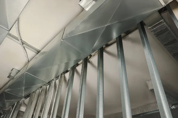 Ceiling Ventilation System Indoors Bottom View — Stok fotoğraf