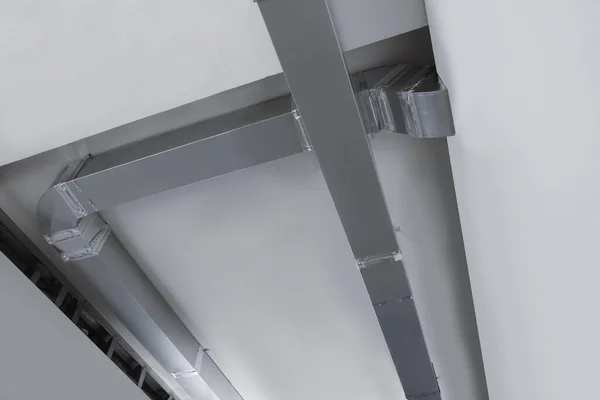 Ceiling Ventilation System Indoors Bottom View — Zdjęcie stockowe