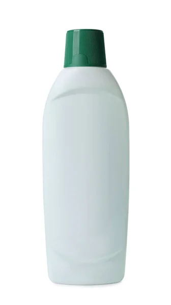 Frasco Detergente Isolado Branco Fornecimento Limpeza — Fotografia de Stock