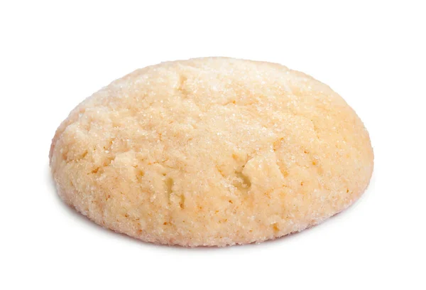 One Tasty Sugar Cookie Isolated White — Stockfoto