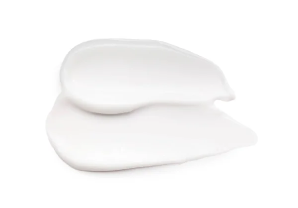 Sample Face Cream Isolated White Top View — Stockfoto