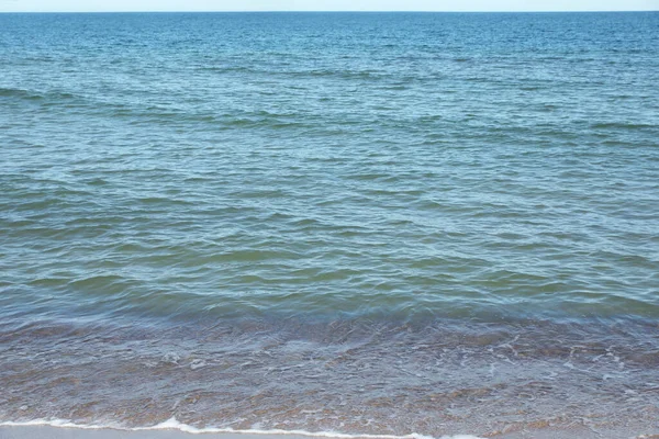Beautiful View Sea Waves Beach — Stockfoto