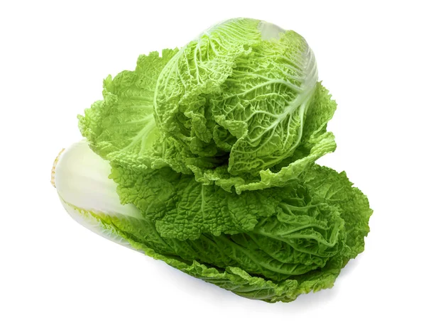 Fresh Tasty Chinese Cabbages White Background — Stock fotografie